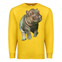 Lemon baby hippo Premium Sweatshirt - LillyAllenDesigns