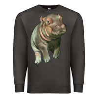 Smoke baby hippo Premium Sweatshirt - LillyAllenDesigns