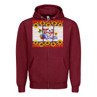 Burgundy i'm not drunk i'm patriotic Zipper Hoodie - HRA Design Shop