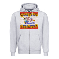 Heather Grey i'm not drunk i'm patriotic Zipper Hoodie - HRA Design Shop