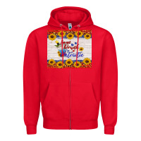 Red i'm not drunk i'm patriotic Zipper Hoodie - HRA Design Shop