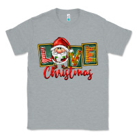 Heather Grey Love Christmas Gnome Santa Classic Tee - FaDigitalArtStudio