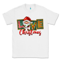 White Love Christmas Gnome Santa Classic Tee - FaDigitalArtStudio