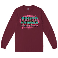 Burgundy proud latina Long Sleeve Tee - CTS Tumbler Store