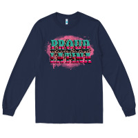 Navy proud latina Long Sleeve Tee - CTS Tumbler Store