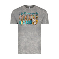 Cloud Rock i just wanna do country Vintage Tee - texasbilliewilder