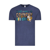Vintage Denim i just wanna do country Vintage Tee - texasbilliewilder