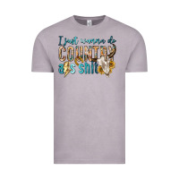 Vintage Zinc i just wanna do country Vintage Tee - texasbilliewilder