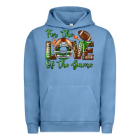 Pigment Pebble Blue for the love of the game Urban Hoodie - BundleAndBundleShop