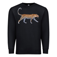 Black leopard Premium Sweatshirt - LillyAllenDesigns