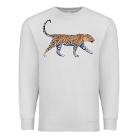 Dove Grey leopard Premium Sweatshirt - LillyAllenDesigns