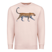 Pale Pink leopard Premium Sweatshirt - LillyAllenDesigns
