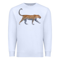 White leopard Premium Sweatshirt - LillyAllenDesigns