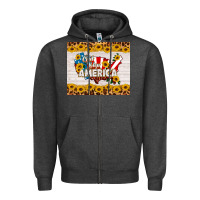God Bless America Zipper Hoodie | Teevron