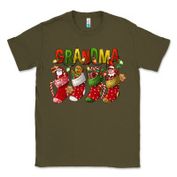 Army Green christmas grandma Classic Tee - FaDigitalArtStudio