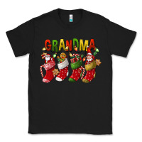 Black christmas grandma Classic Tee - FaDigitalArtStudio