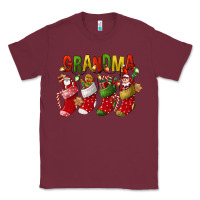 Burgundy christmas grandma Classic Tee - FaDigitalArtStudio