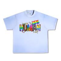 Grape Ice human with daisies Urban Heavy Tee - texasbilliewilder