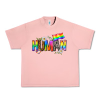 Salmon human with daisies Urban Heavy Tee - texasbilliewilder