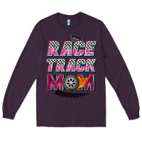 Plum race track mom Long Sleeve Tee - Zillion Design Studio