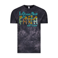 Cloud Black in oceans deep faith will stand Vintage Tee - texasbilliewilder