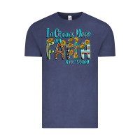 Vintage Denim in oceans deep faith will stand Vintage Tee - texasbilliewilder