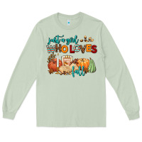 Matcha just a girl who loves fall Long Sleeve Tee - AdoDesignShop