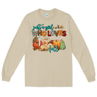 Mushroom just a girl who loves fall Long Sleeve Tee - AdoDesignShop