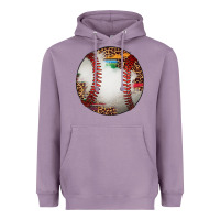 Lavender western baseball leopard serape pattern Heavyweight Hoodie - Artiststas