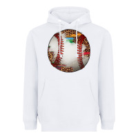 White western baseball leopard serape pattern Heavyweight Hoodie - Artiststas