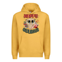 Mustard happy owlidays Premium Hoodie - MaliasSmallBusiness