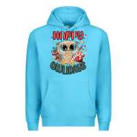 Ocean Blue happy owlidays Premium Hoodie - MaliasSmallBusiness
