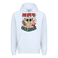 White happy owlidays Premium Hoodie - MaliasSmallBusiness