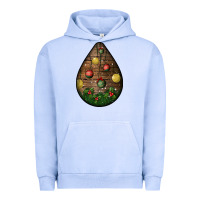 Pigment Grape Ice christmas  teardrop Urban Hoodie - BundleAndBundleShop