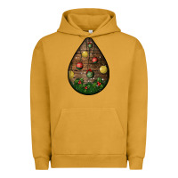 Pigment Peanut Butter christmas  teardrop Urban Hoodie - BundleAndBundleShop