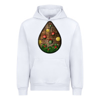 White christmas  teardrop Urban Hoodie - BundleAndBundleShop