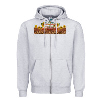 Heather Grey god bless america libbey cup Zipper Hoodie - HRA Design Shop