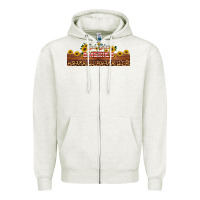 Oatmeal Heather god bless america libbey cup Zipper Hoodie - HRA Design Shop