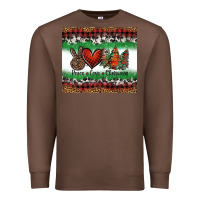 Chestnut Peace Love Christmas Trees Premium Sweatshirt - Jasminsmagicworld