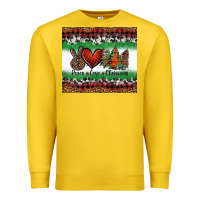 Lemon Peace Love Christmas Trees Premium Sweatshirt - Jasminsmagicworld