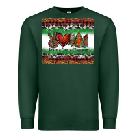 Peace Love Christmas Trees Premium Sweatshirt | Teevron