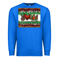 True Royal Peace Love Christmas Trees Premium Sweatshirt - Jasminsmagicworld