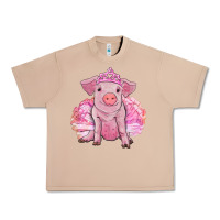 Burro Balerina pig with tutu Urban Heavy Tee - RanaPortraitStore