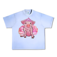 Grape Ice Balerina pig with tutu Urban Heavy Tee - RanaPortraitStore