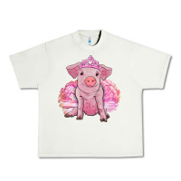Pistachio Balerina pig with tutu Urban Heavy Tee - RanaPortraitStore