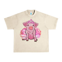 Sandshell Balerina pig with tutu Urban Heavy Tee - RanaPortraitStore