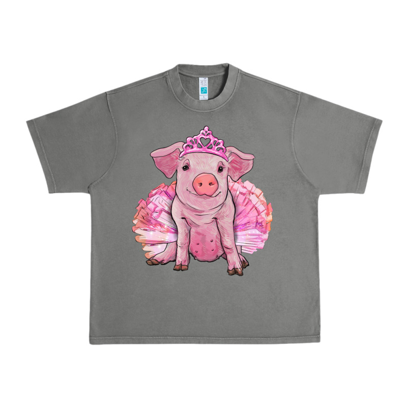 Balerina Pig With Tutu Urban Heavy Tee by RanaPortraitStore | Teevron