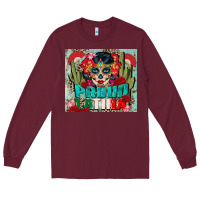 Burgundy proud latina tumbler 3 Long Sleeve Tee - CTS Tumbler Store