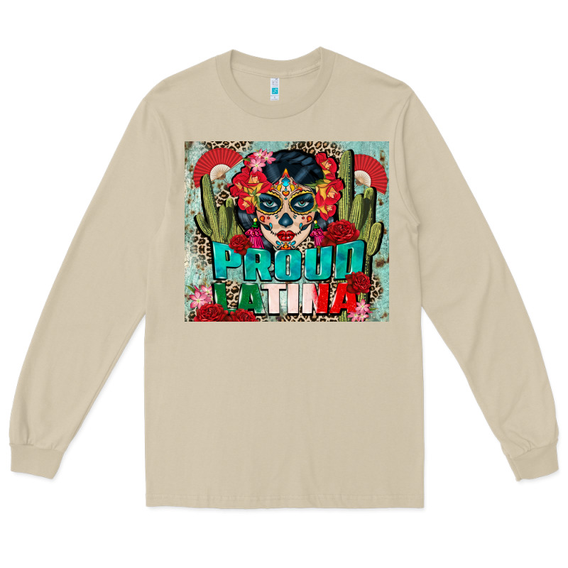 Proud Latina Tumbler 3 Long Sleeve Tee by CTS Tumbler Store | Teevron
