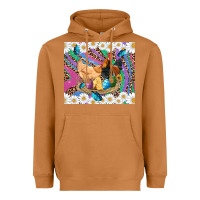 Meerkat easter farm chicken chick rooster daisys butterfly sunflower eggs glit Heavyweight Hoodie - Artiststas